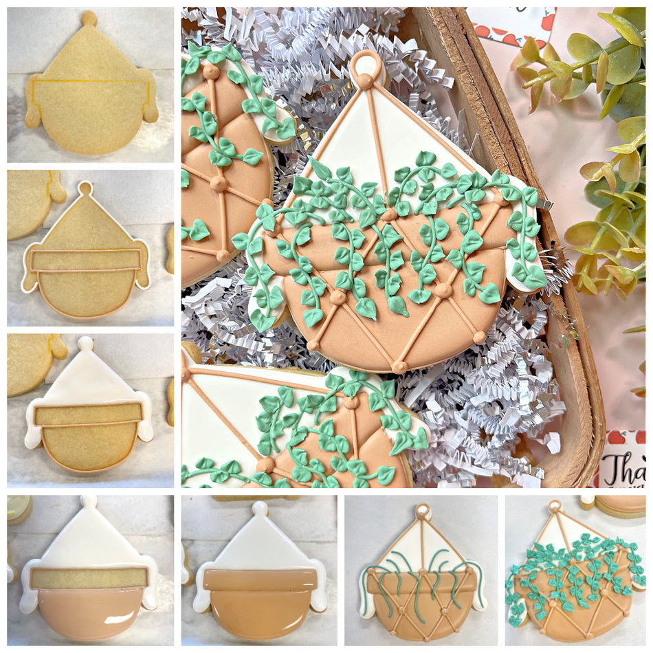 Hanging Plant Cookie Cutter