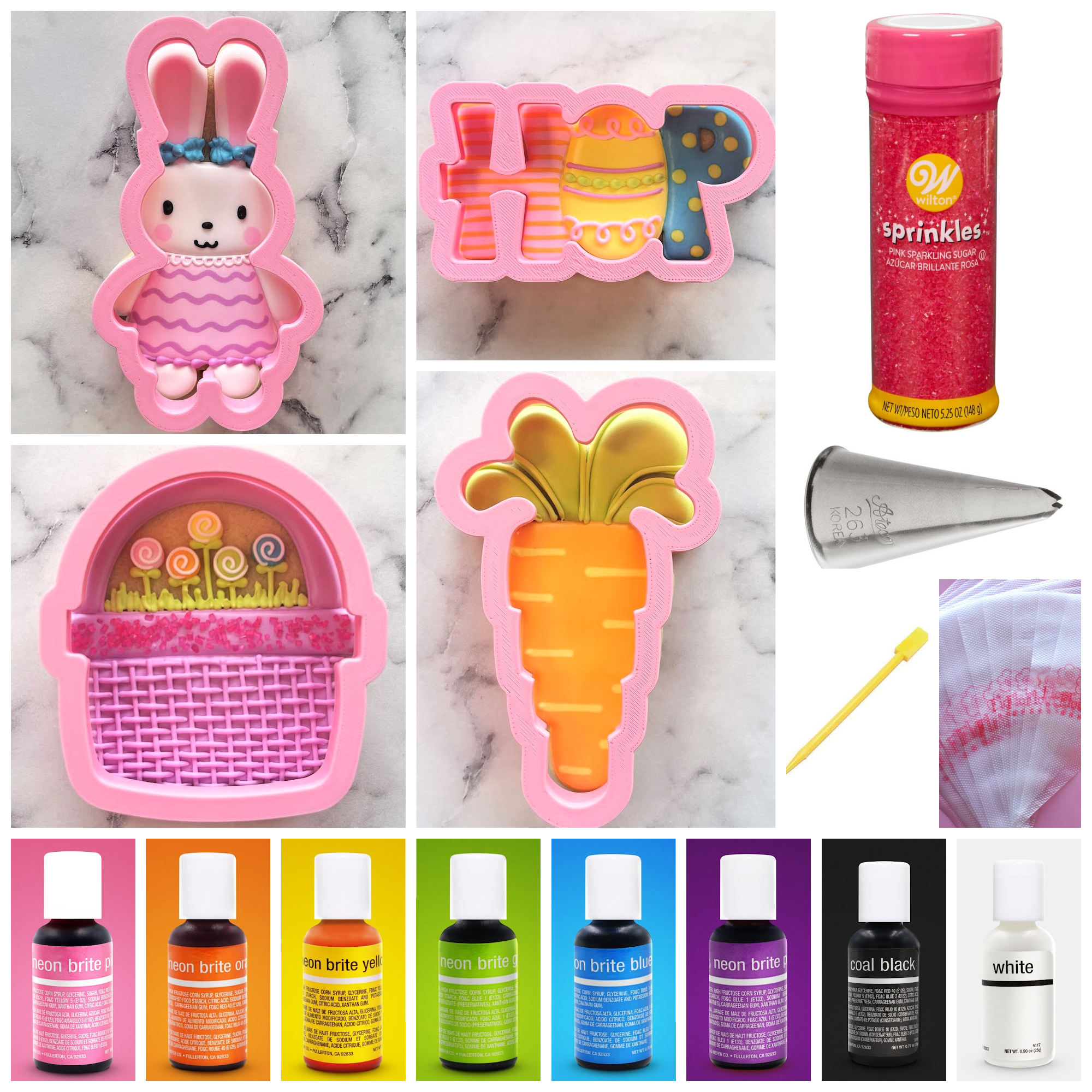 HOP Easter Cookie Decorating Class RECORDING – The Flour Box