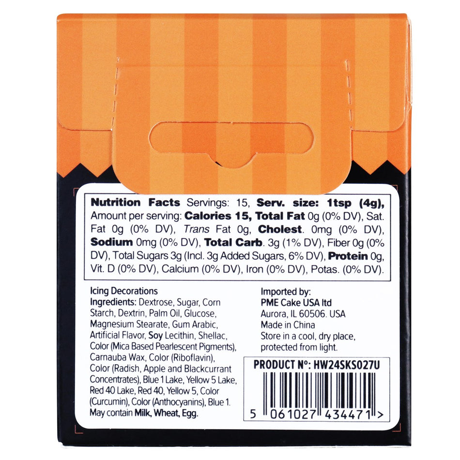 Halloween Jack-o-Lantern Box Sprinkles 2.1oz