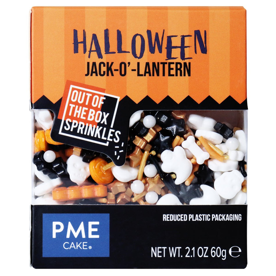 Halloween Jack-o-Lantern Box Sprinkles 2.1oz