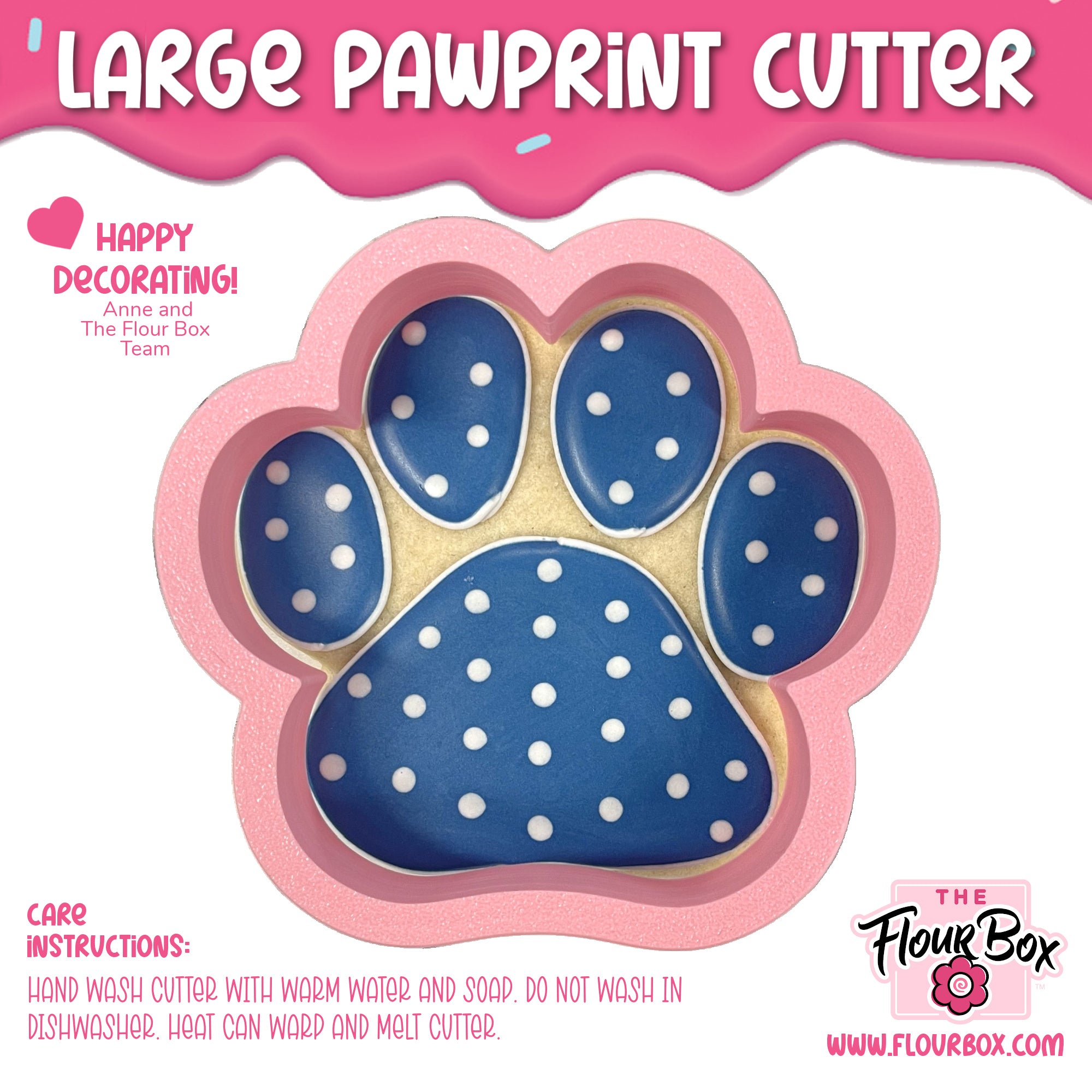Pawprint Large Cookie Cutter