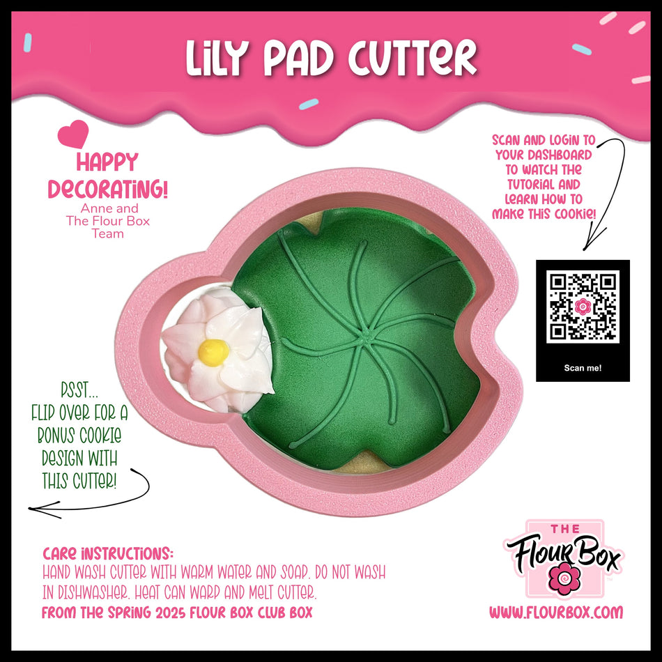 Ladybug (Lily Pad) Flour Box Club Flip Cookie Cutter