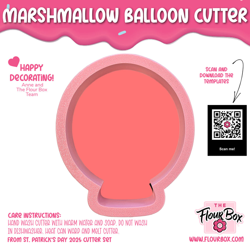 Marshmallow Balloon Cookie Cutter