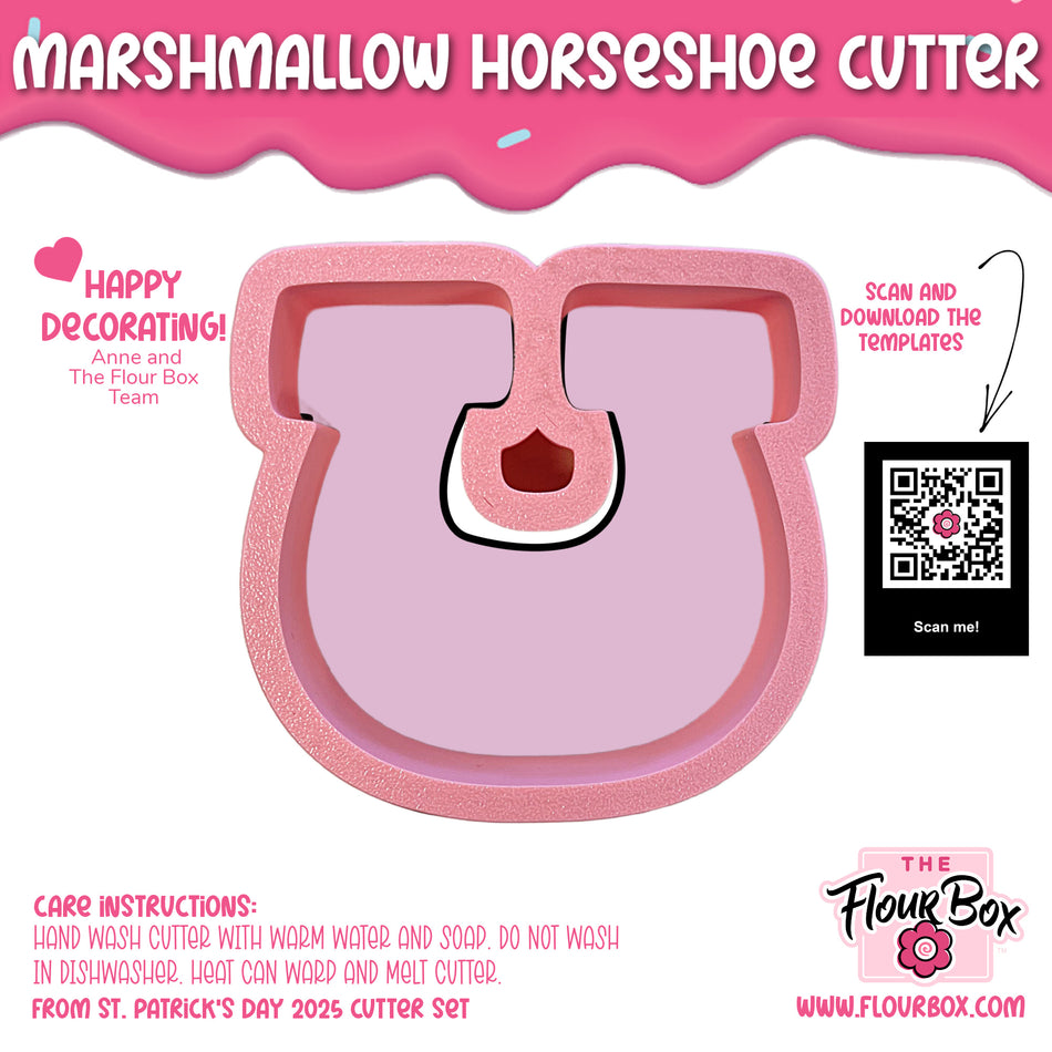 Marshmallow Horseshoe Cookie Cutter