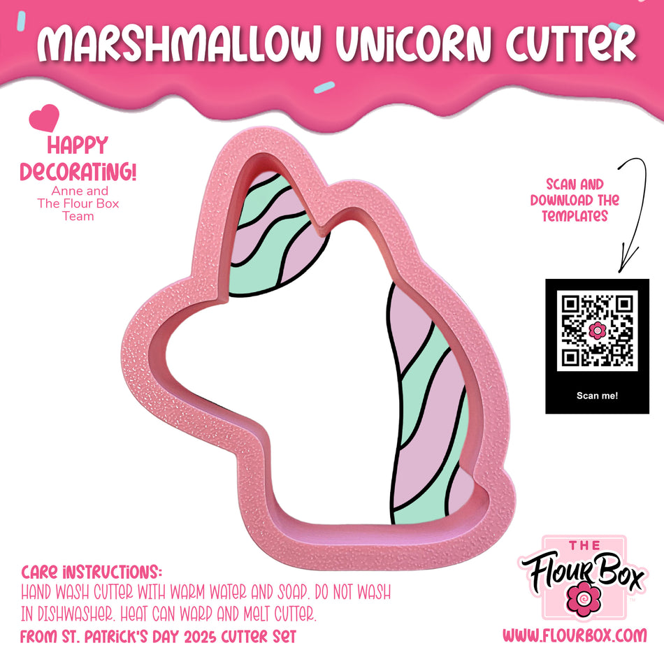 Marshmallow Unicorn Cookie Cutter