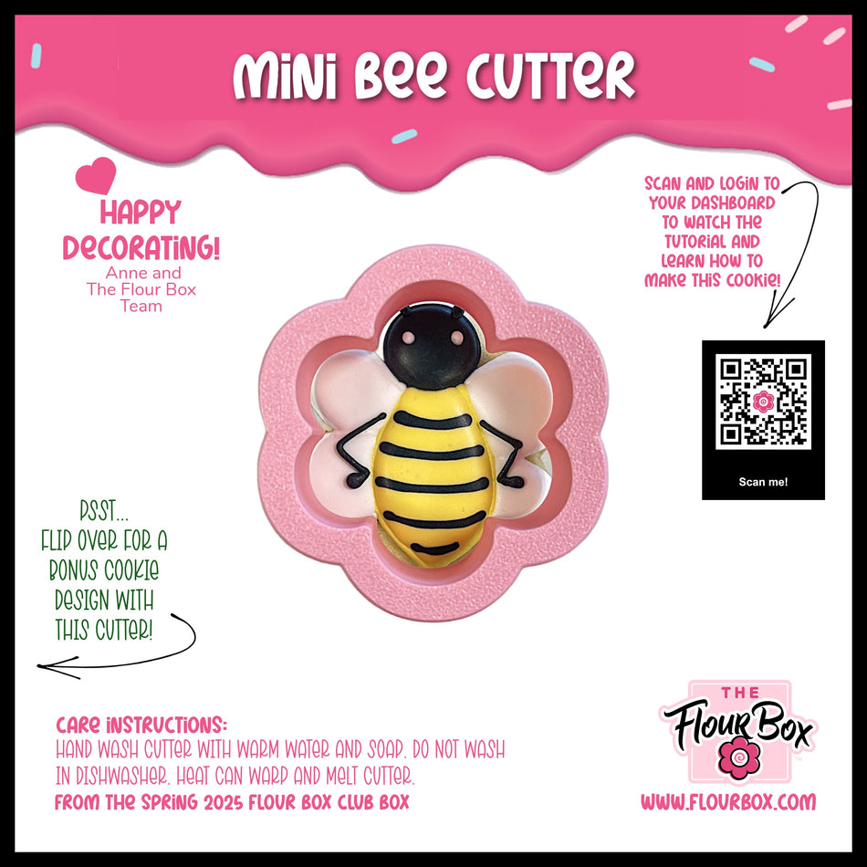 Mini Daisy (Bee) Flour Box Club Flip Cookie Cutter