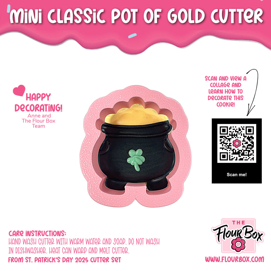Mini Classic Pot of Gold Cookie Cutter