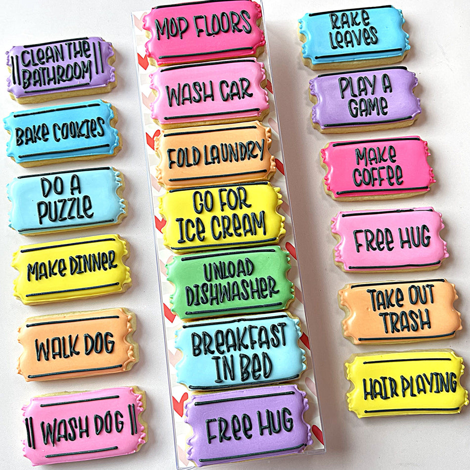 Mini Coupon/Ticket Cookie Cutter