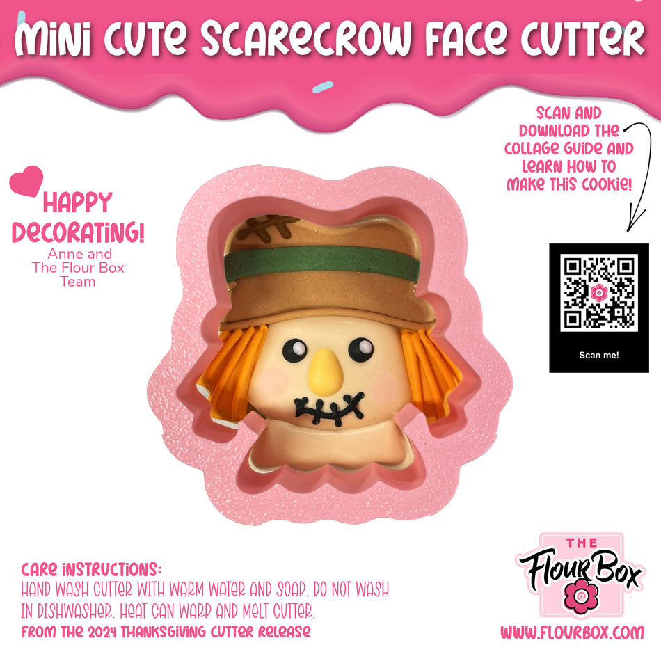 Mini Cute Scarecrow Cookie Cutter