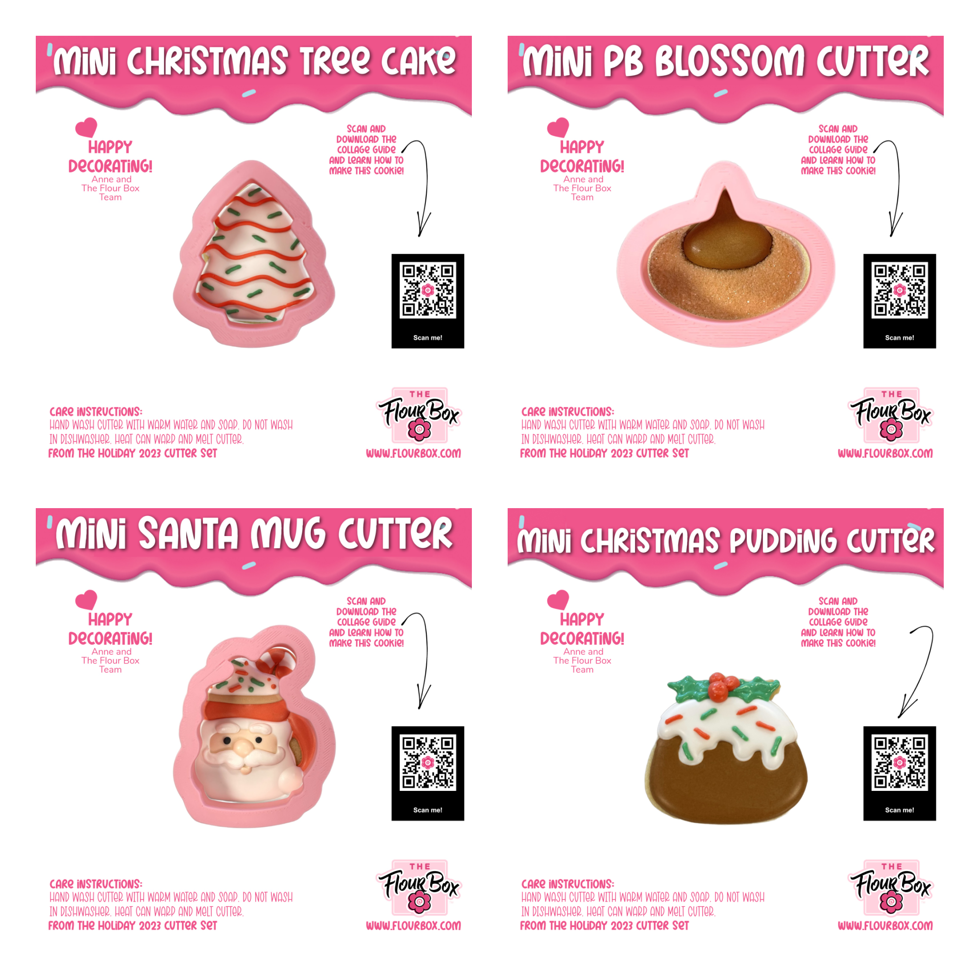 Mini Holiday Treats Cookie Cutter BUNDLE – The Flour Box