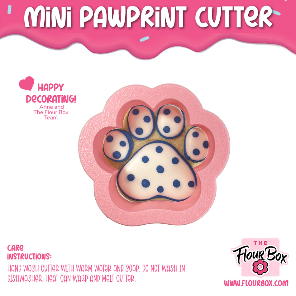 Mini Pawprint Cookie Cutter