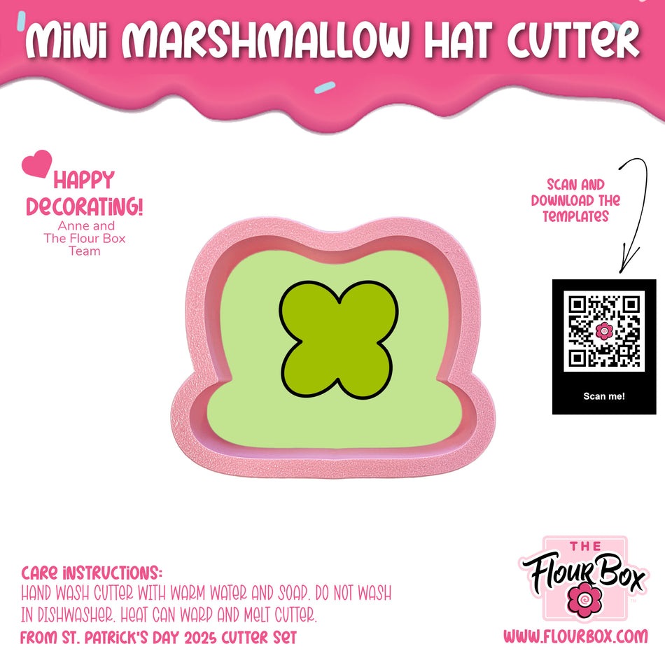 Mini Marshmallow Hat Cookie Cutter