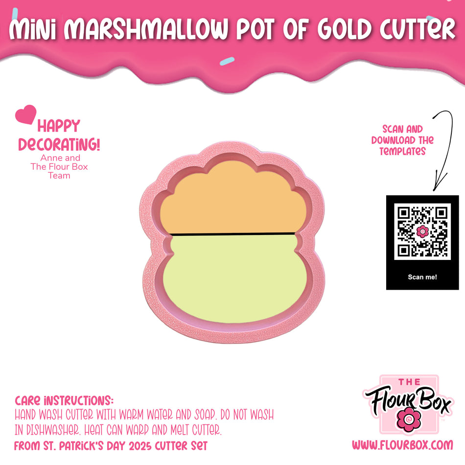 Mini Marshmallow Pot of Gold Cookie Cutter