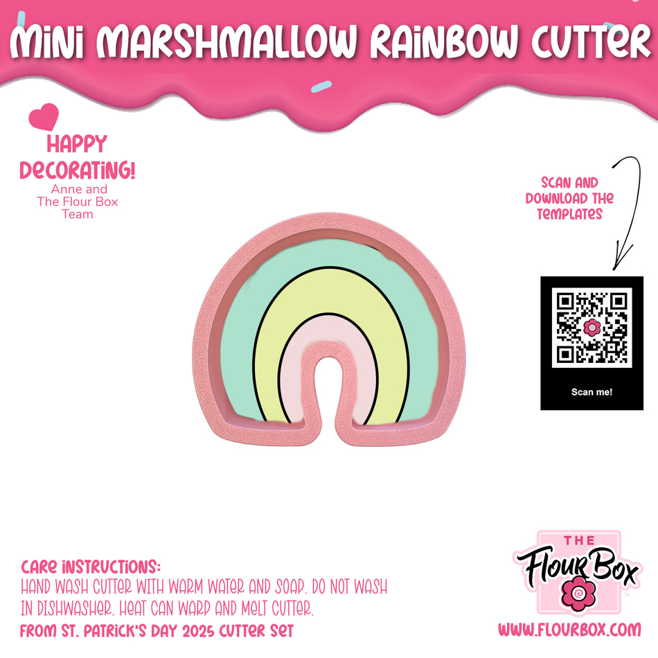 Mini Marshmallow Rainbow Cookie Cutter