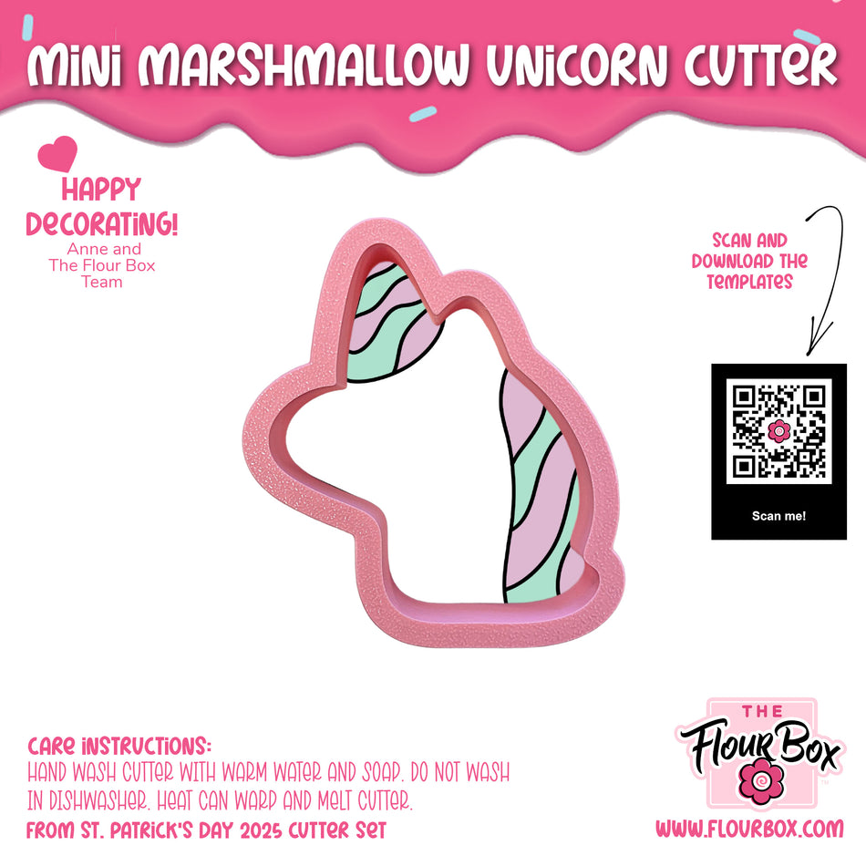 Mini Marshmallow Unicorn Cookie Cutter