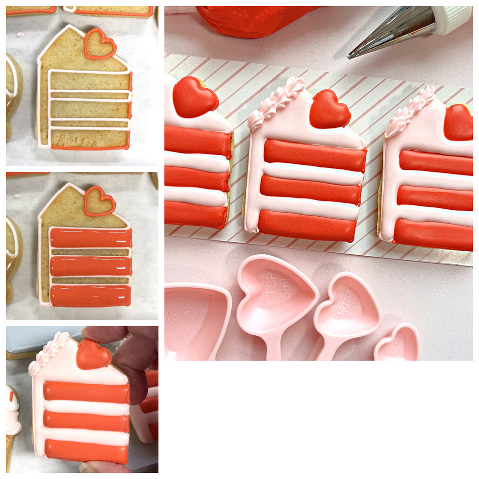 MINI Tall Cake Slice Cookie Cutter