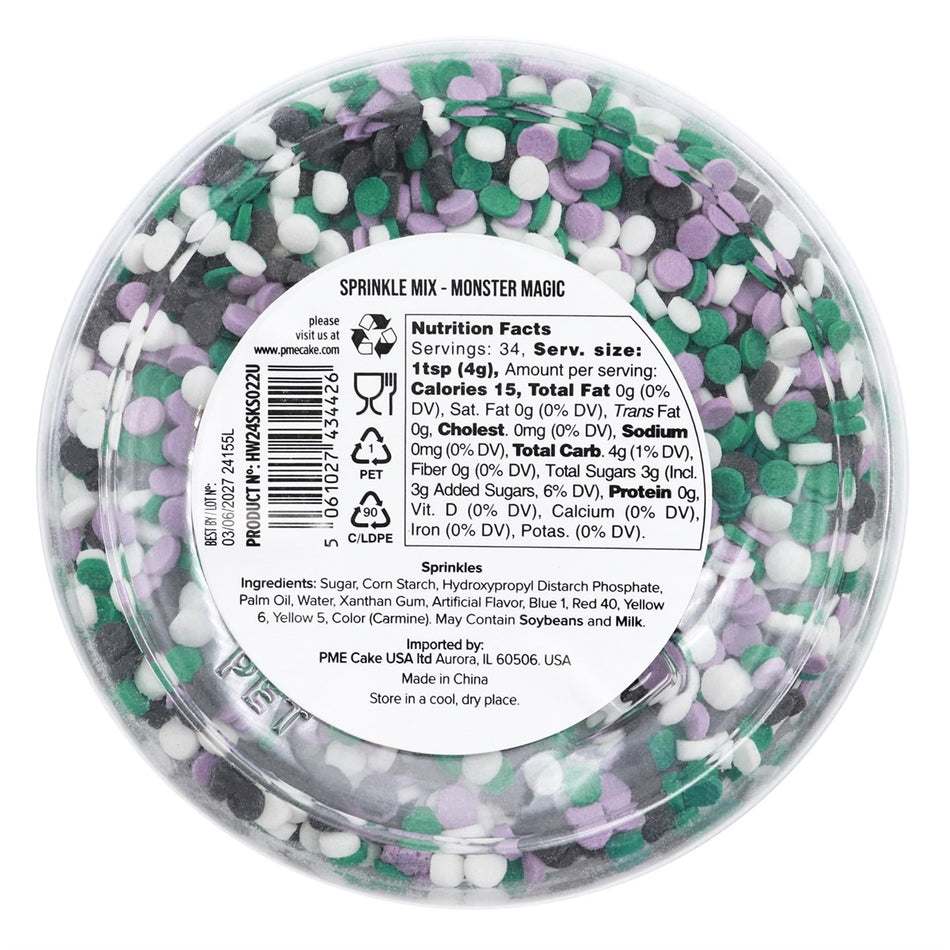 Halloween Monster Magic Sprinkles 4.8oz