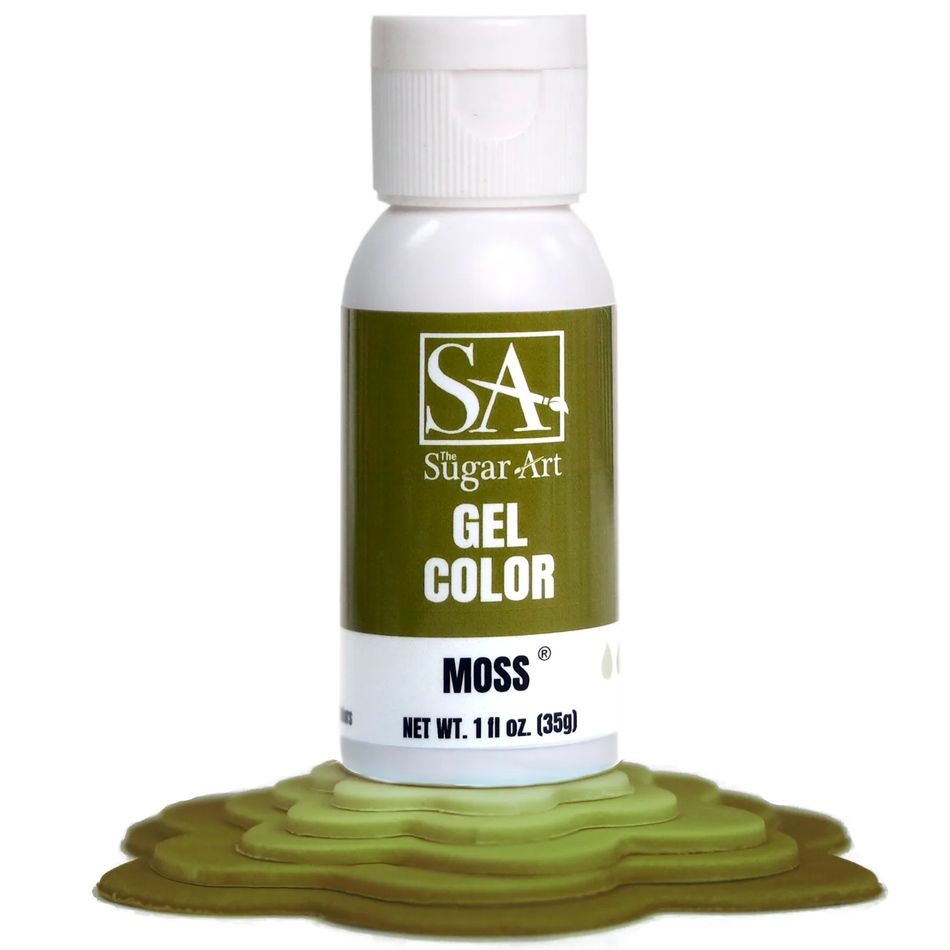 Moss The Sugar Art Gel Color