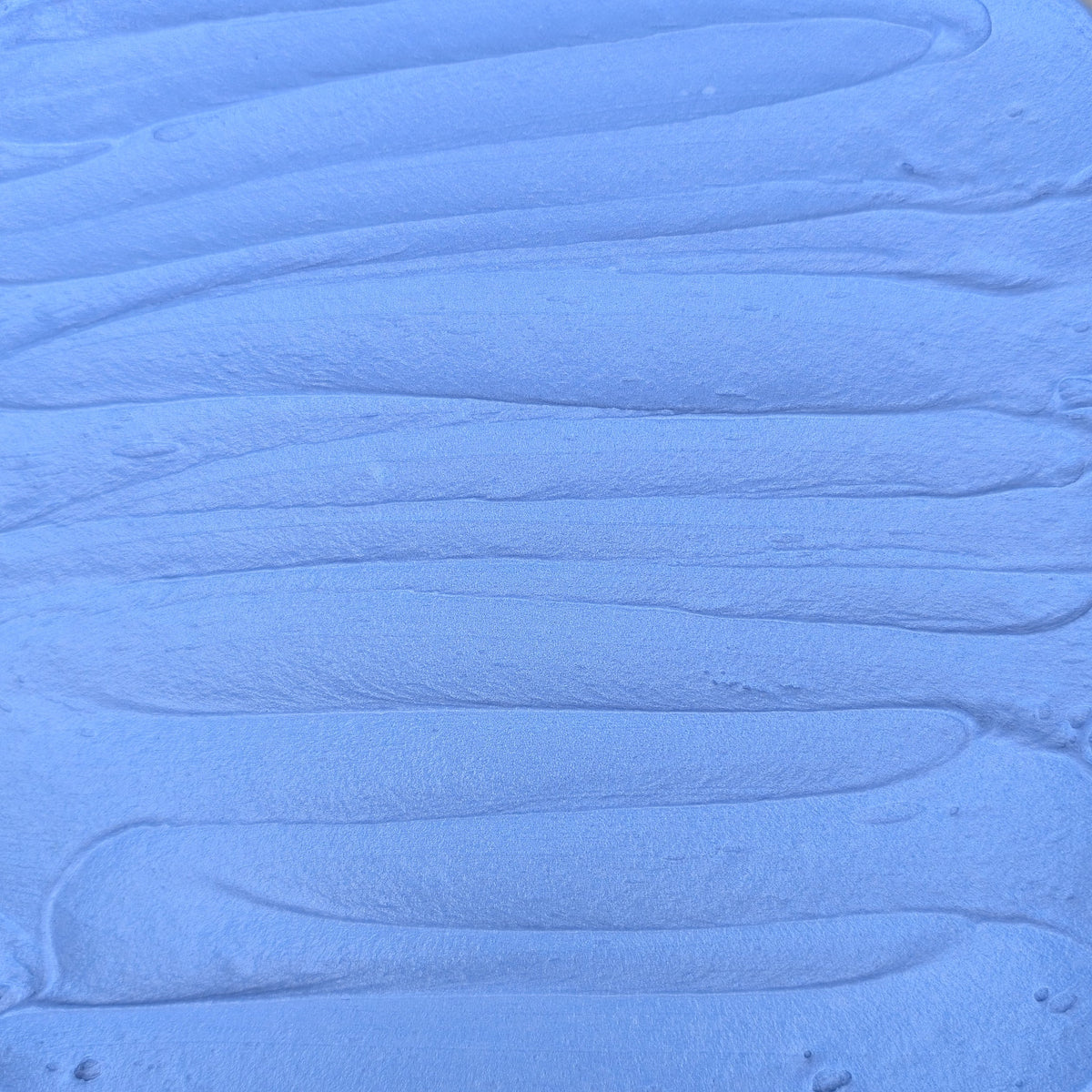 Natural blue chefmaster liqua-gel 10ml with light blue textured fabric featuring wavy raised ridges