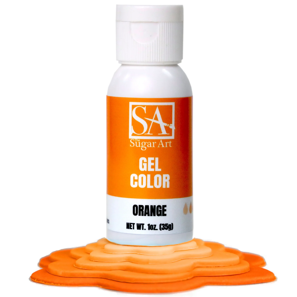 Orange The Sugar Art Gel Color