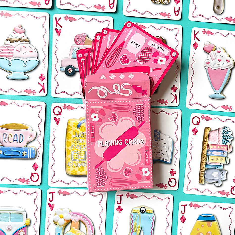 Flour Box Club Cookie Themed Playing Cards