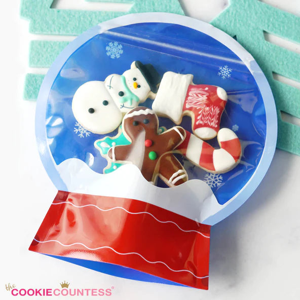 Snow Globe Cookie Bag -10 BAGS