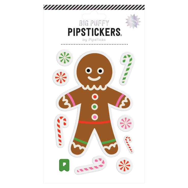 Big Puffy Gingerbread Cookie Pipsticker