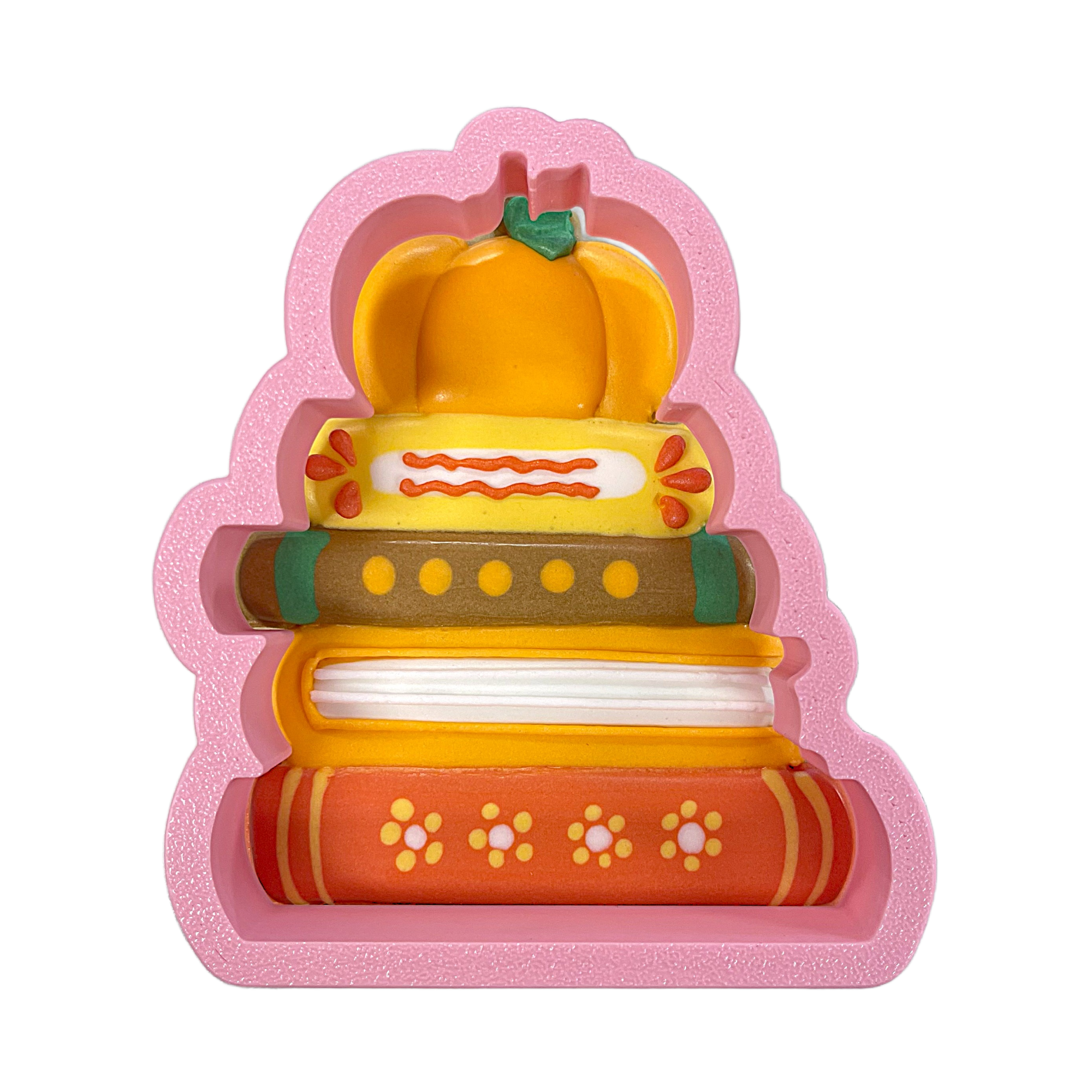 Pumpkin Book Stack Cookie Cutter – The Flour Box