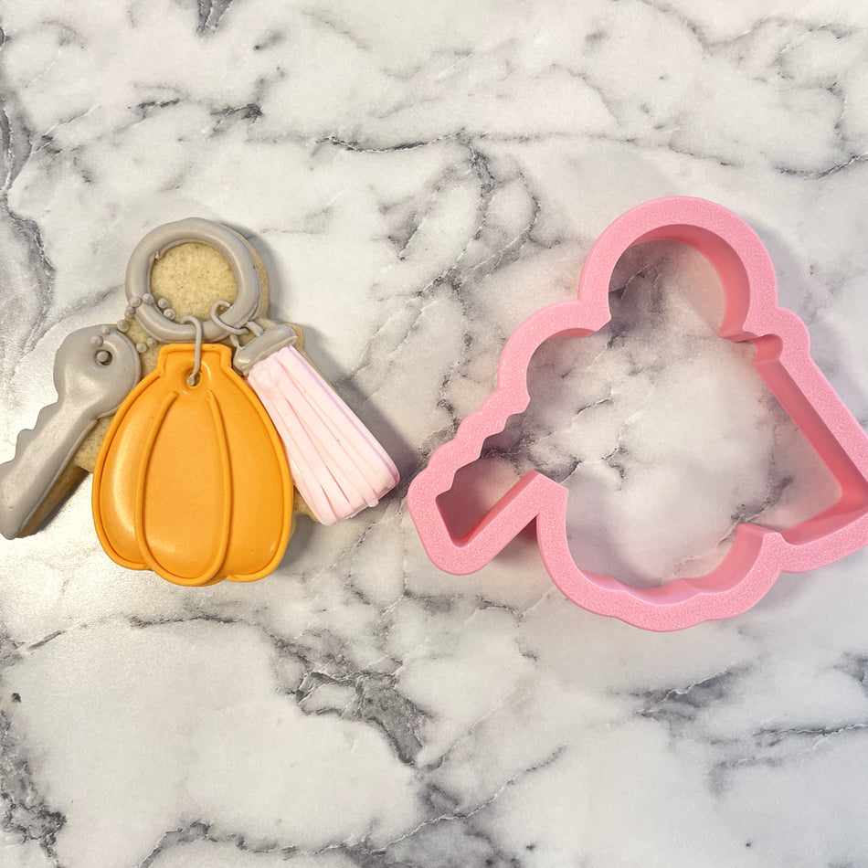 Pumpkin Keychain Cookie Cutter
