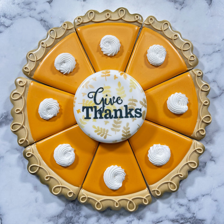 Pie Slice Flour Box Club Platter Cookie Cutter