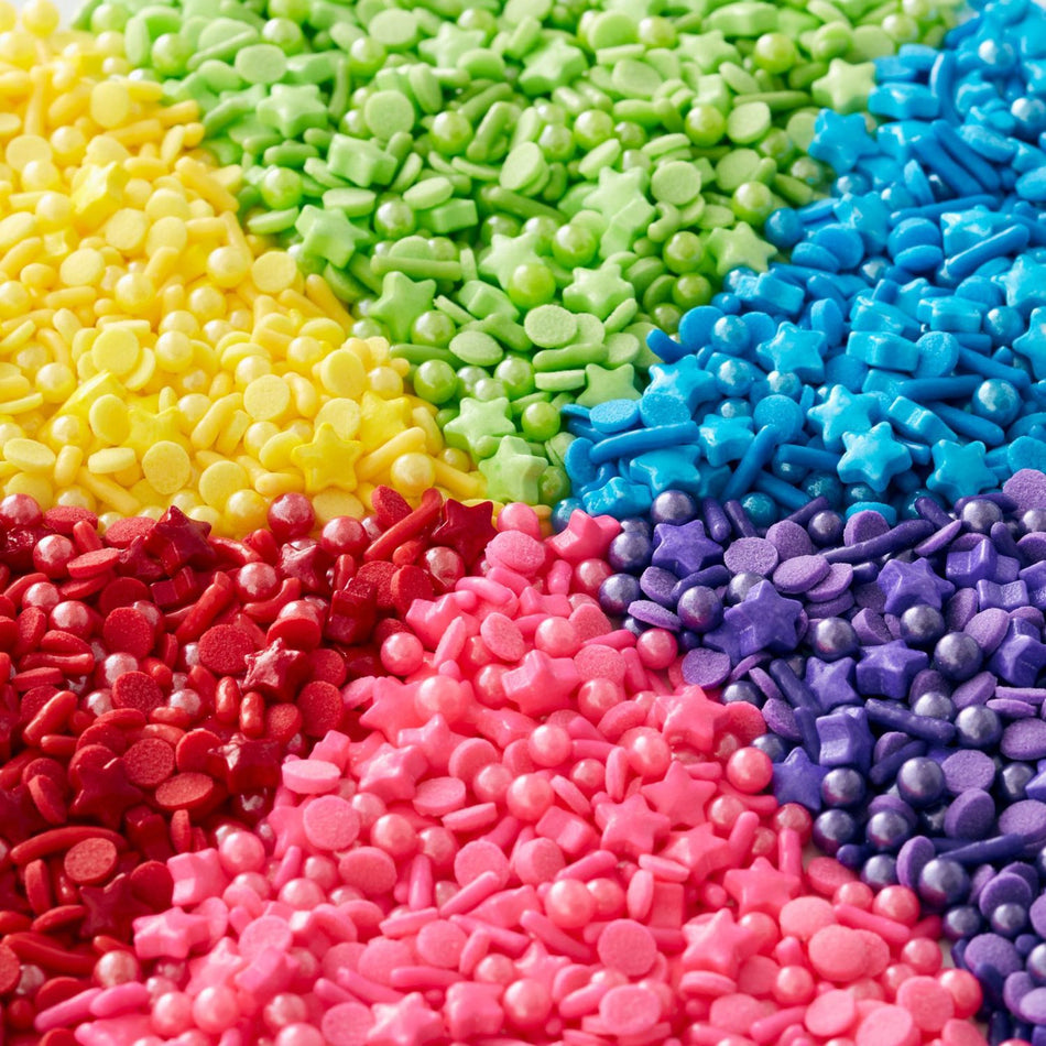 Rainbow Medley 6 Cell Sprinkle Assortment