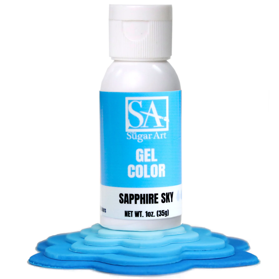 Sapphire Sky The Sugar Art Gel Color