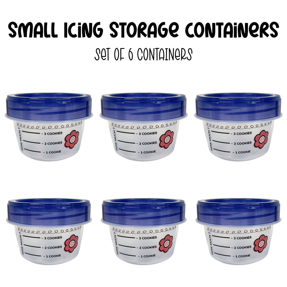 Flour Box SMALL Icing Storage Container Set of 6