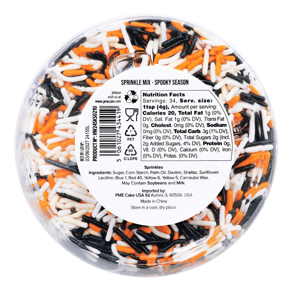 Halloween Spooky Season Sprinkles 4.8oz