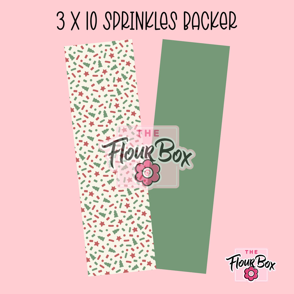 Holiday Sprinkle Cookie BOX Backer - 3