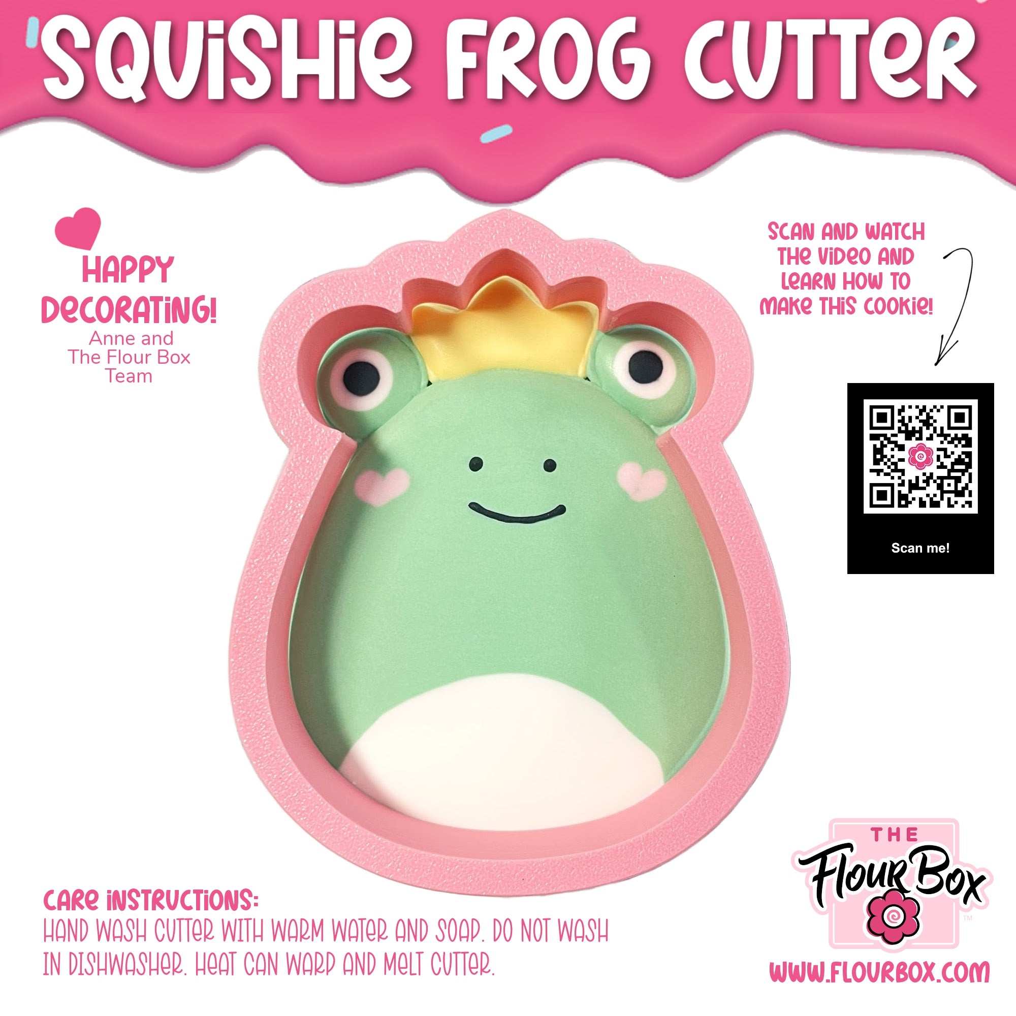 Squishie Frog Cookie Cutter – The Flour Box