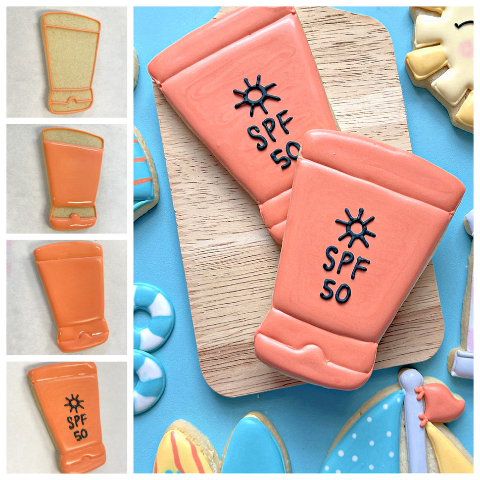 Sunscreen Cookie Cutter