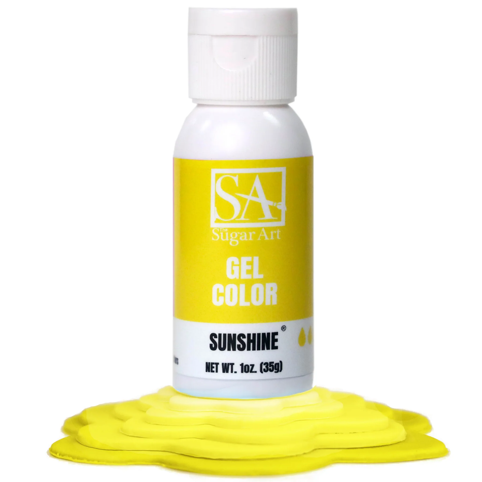 Sunshine The Sugar Art Gel Color