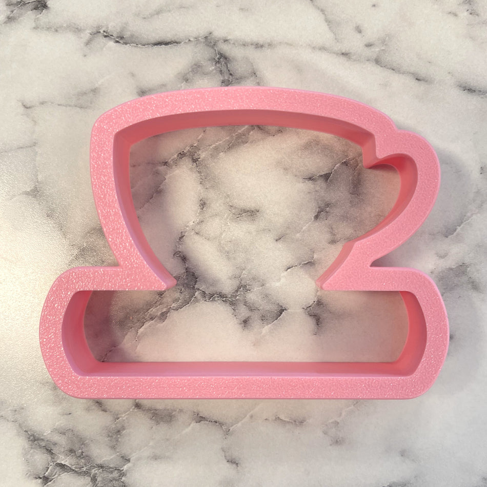 Teacup on Book Cookie Cutter