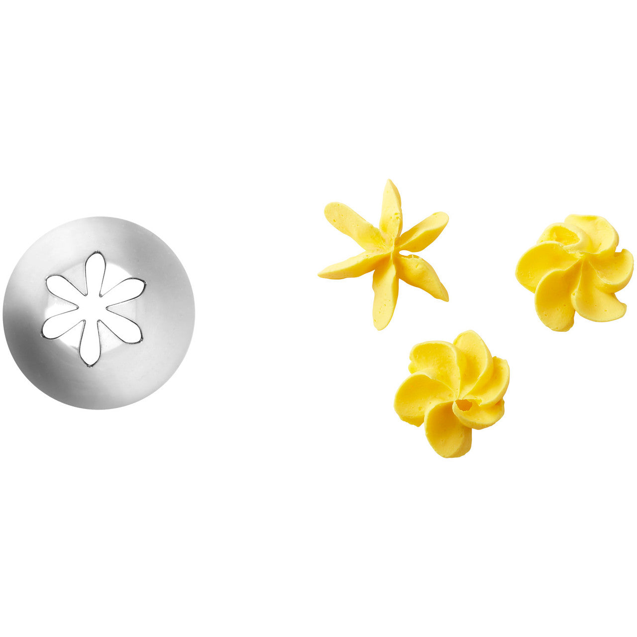 thumbnail image 2 of Wilton 2-Piece Flower Impression Mold For Cake Decorating (Green, Model 409-2530) 2 of 4