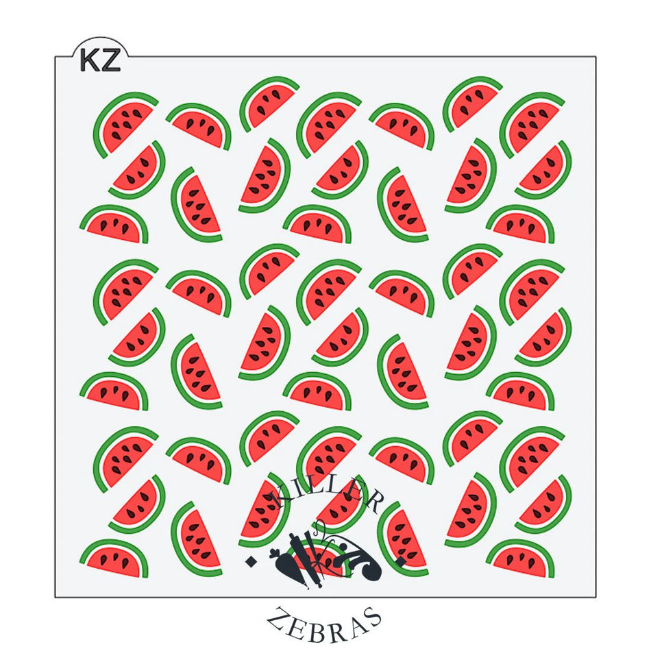 Watermelon 3pc KZ Stencil