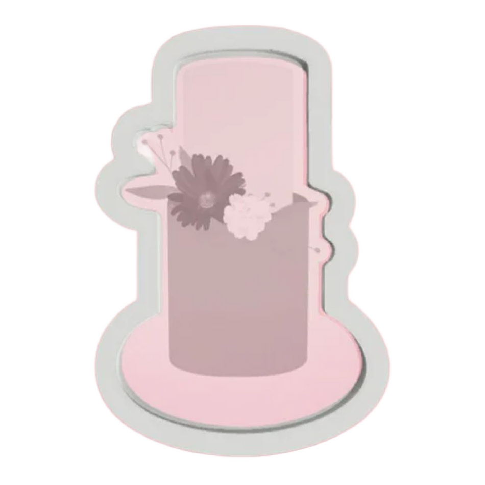 Wedding 2-Tier Cake Cookie Cutter