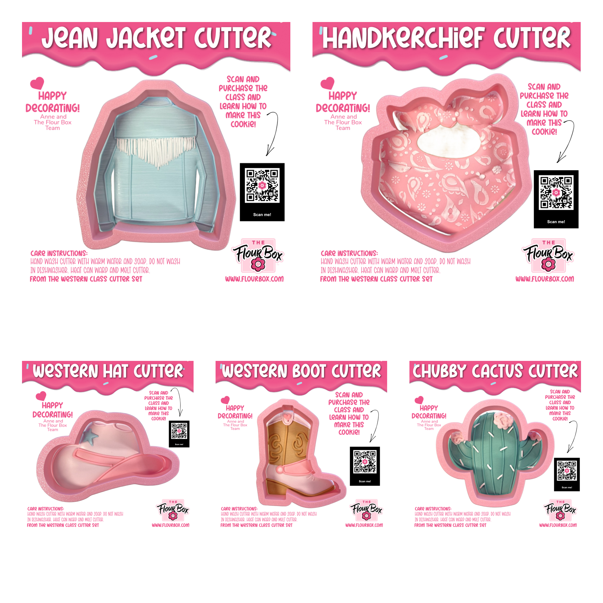 cookie　シャンソンセット Western Cookie Decorating Kit – The Flour Box