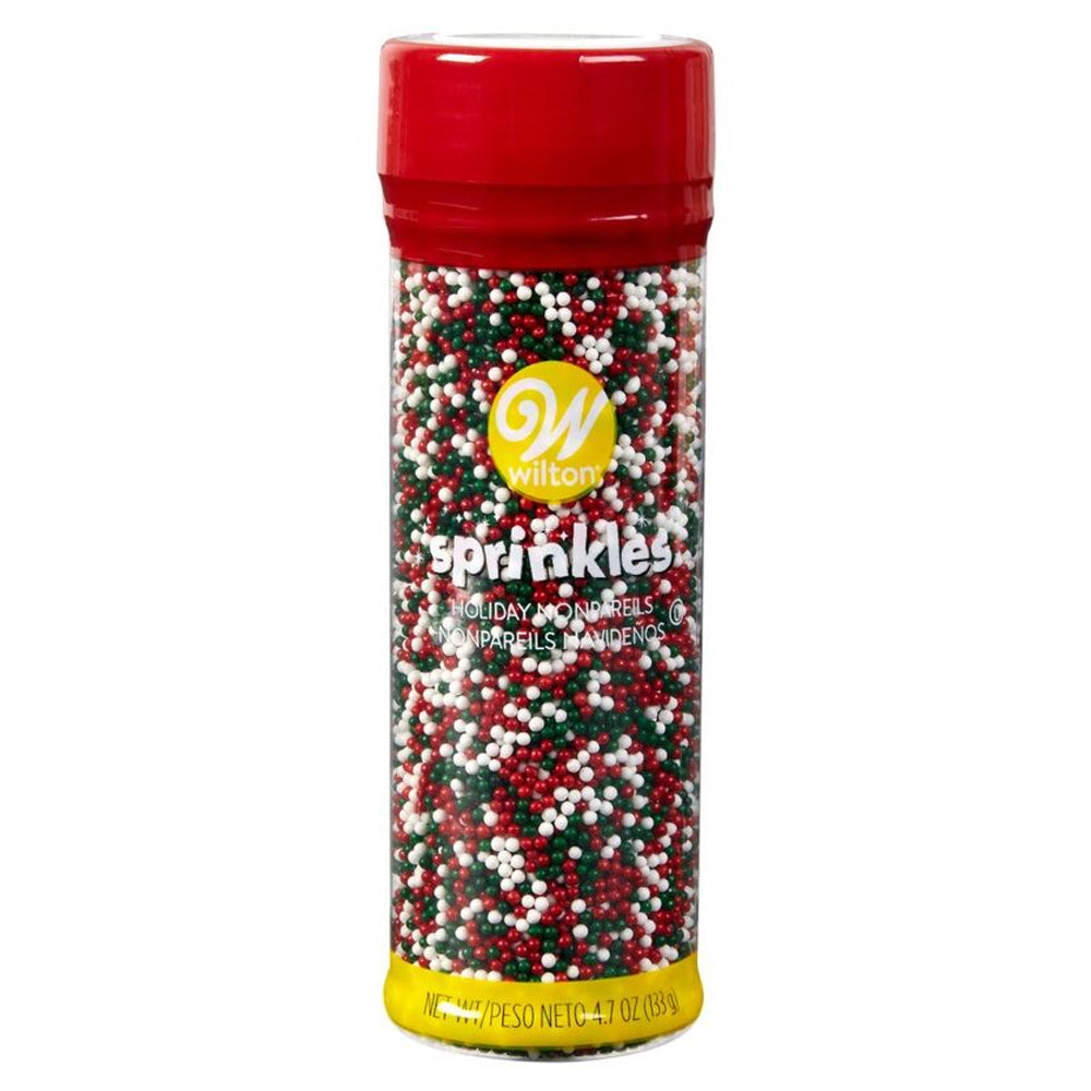 Christmas Nonpareils Sprinkle Mix