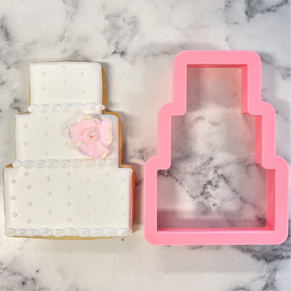 Wedding 3-Tier Cake Cookie Cutter
