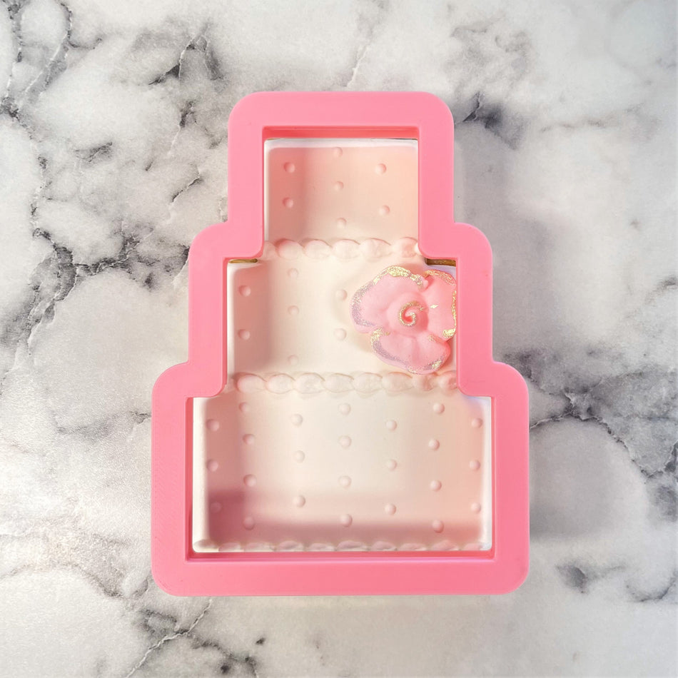 Wedding 3-Tier Cake Cookie Cutter