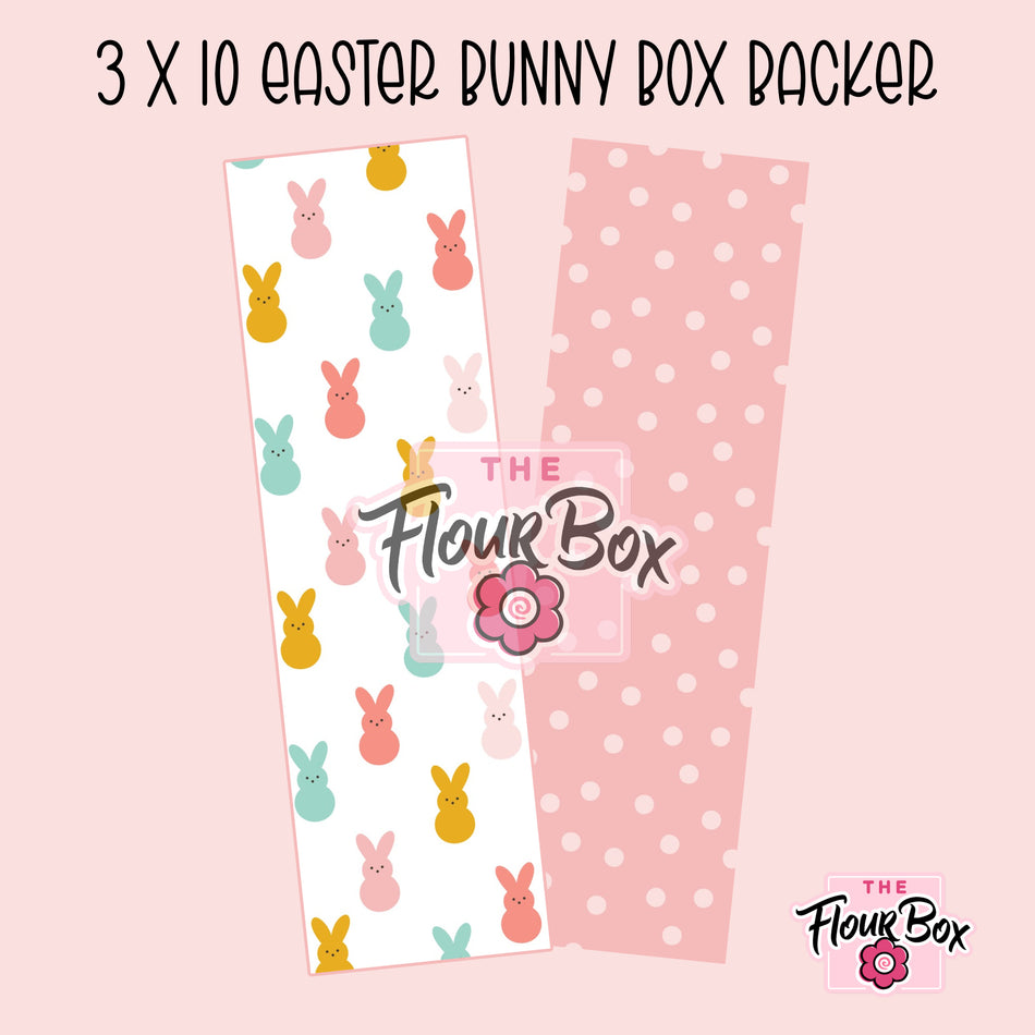 Easter Bunny Cookie BOX Backer - 3