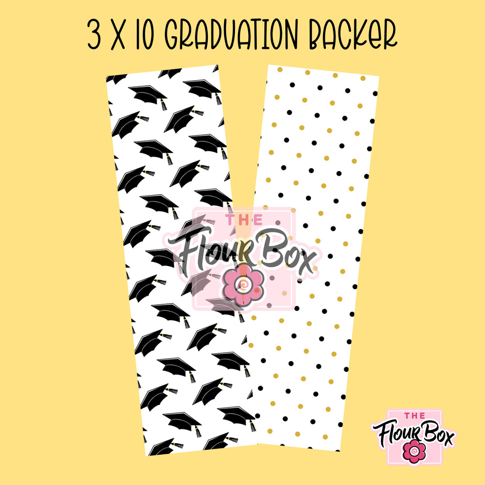 Graduation Cookie BOX Backer - 3