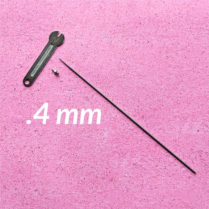 Airbrush Gun .4mm Nozzle Replacement Parts Bundle