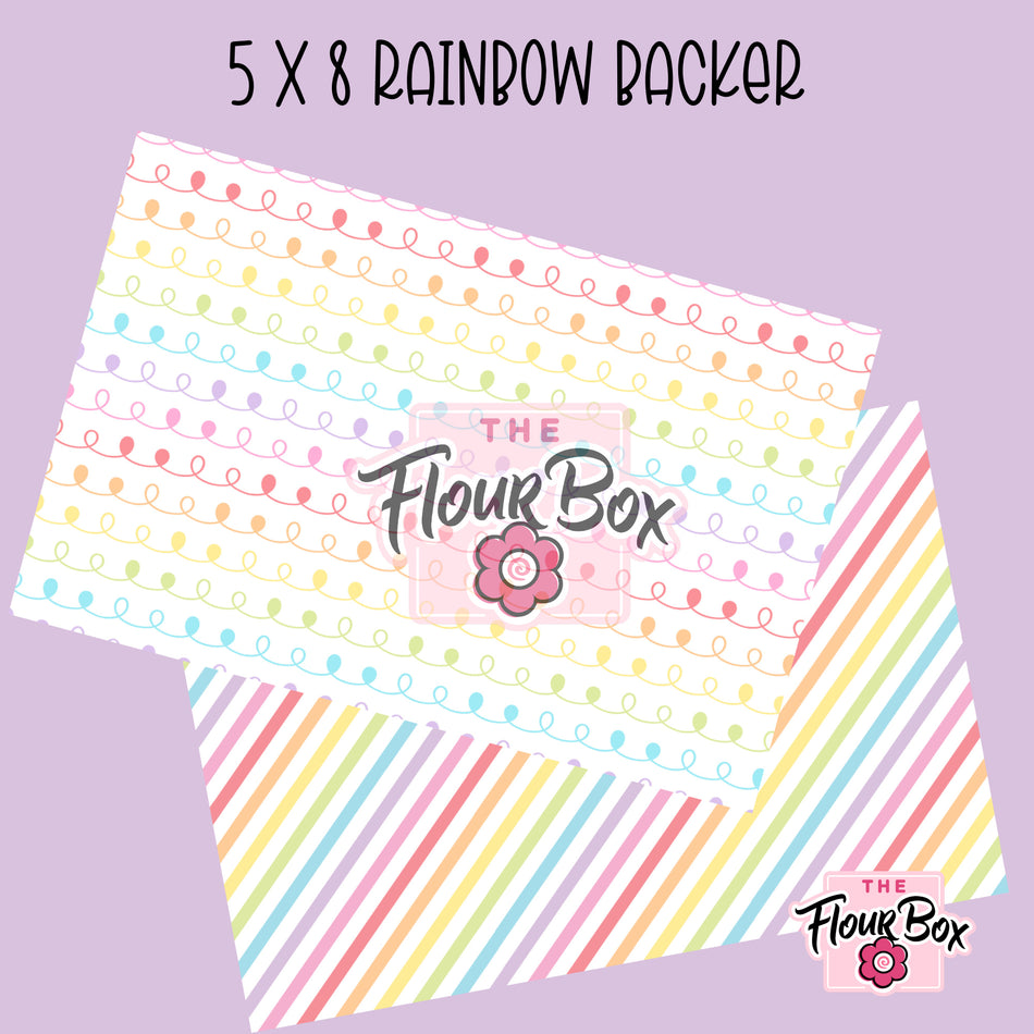Rainbow Cookie BOX Backer - 5